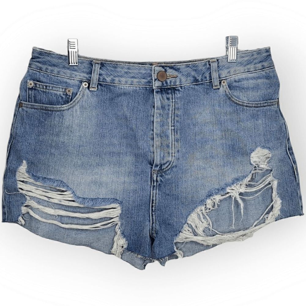 ASOS Distressed Jean Shorts size 12